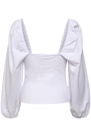 Mist offshoulder blouse -Bright White- LAST ONE SIZE S