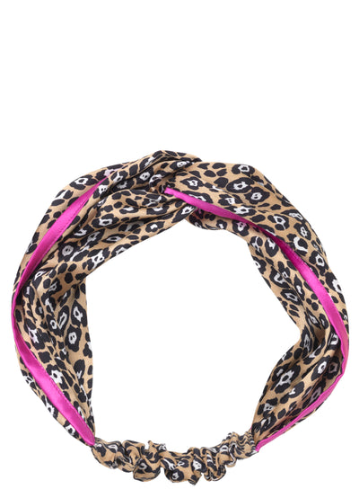 Headband Demi Soft beige leopard - Maaike Kleedt Online