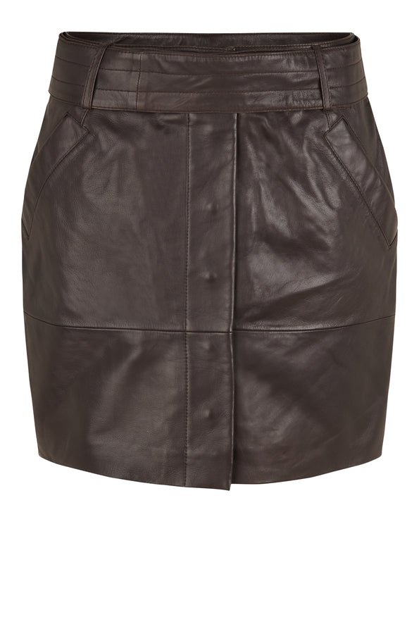 Skirt LETHO Leather- LAST ONE SIZE S