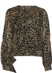 Blouse Astred animal print Long Sleeve- LAST ONE SIZE S