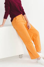 Pants RIBEA buckskin orange- LAST ONE SIZE S