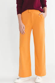 Pants RIBEA buckskin orange- LAST ONE SIZE S
